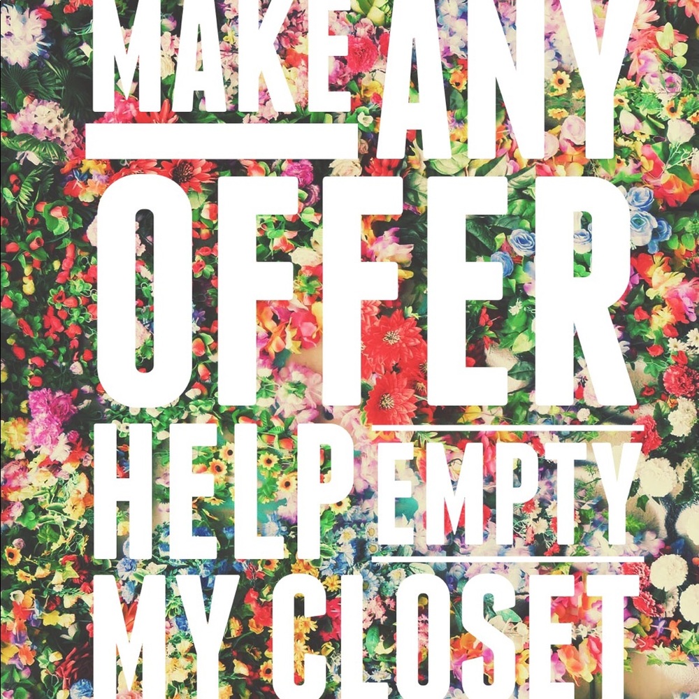 Help me clean out my closet!!  Any offer welcome